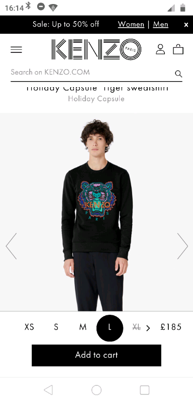 kenzo cost
